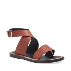 VINCE Mailin whiskey ankle strap sandals NWOT